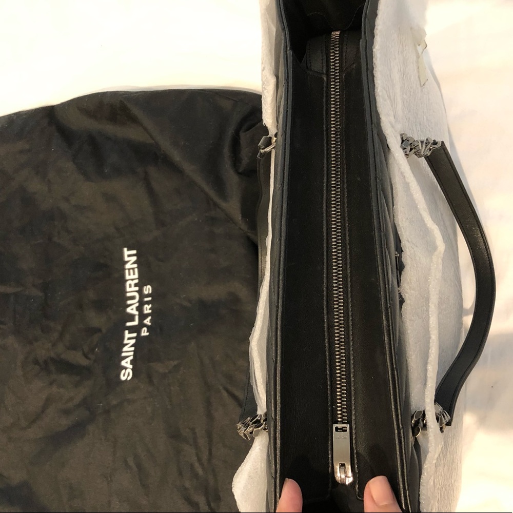 EXTRA PICTURES YSL MONOGRAM BAG